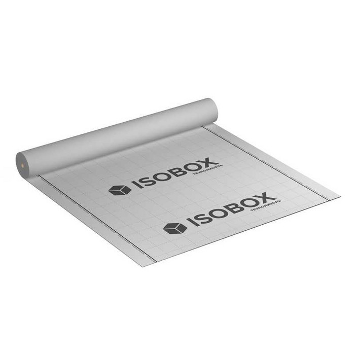 Гидро-ветрозащитная диффузионная мембрана ISOBOX 95 (клеевая полоса) 1.5х50 м